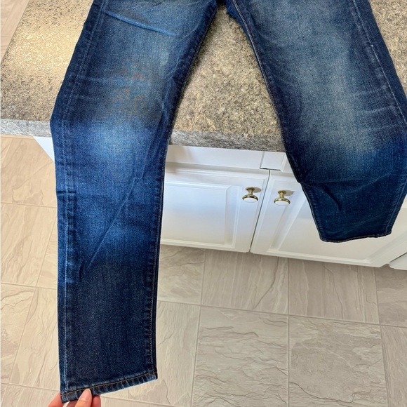 Levi's Blue Straight Jeans with Authentic Distressing - Picture 2 of 5